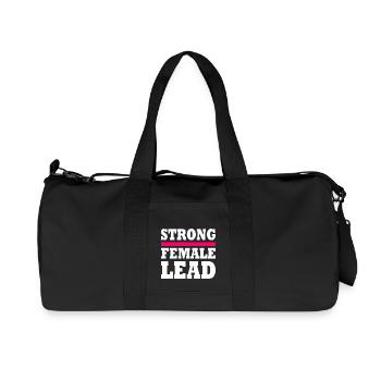 Strong female lead - Recycled Canvas Sports Bag by Stanley/Stella - black - Front