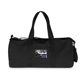 Football Fever Slovakia - Recycled Canvas Sports Bag by Stanley/Stella - black - Front