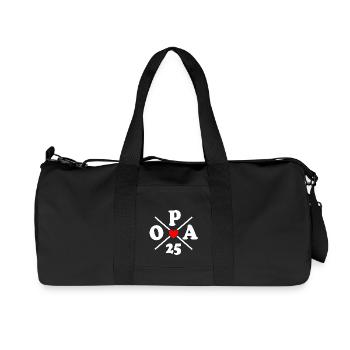 Opa 2025 - Recycelte Canvas-Sporttasche von Stanley/Stella - Schwarz - Vorne