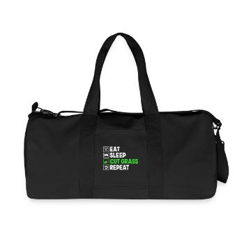 Lawn (meadow) Lawn mower - Recycled Canvas Sports Bag by Stanley/Stella - black - Front