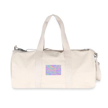 Conception holographique - Sac de sport en toile recyclée Stanley/Stella - blanc naturel - Devant