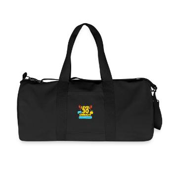 Atteint le niveau 30 - Sac de sport en toile recyclée Stanley/Stella - noir - Devant