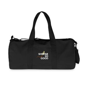 Shofar so good - Recycelte Canvas-Sporttasche von Stanley/Stella - Schwarz - Vorne