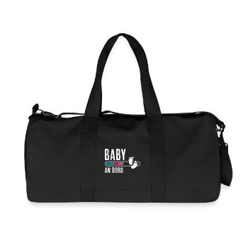 Expectant mothers BABY ON BOARD Funny - Recycled Canvas Sports Bag by Stanley/Stella - black - Front