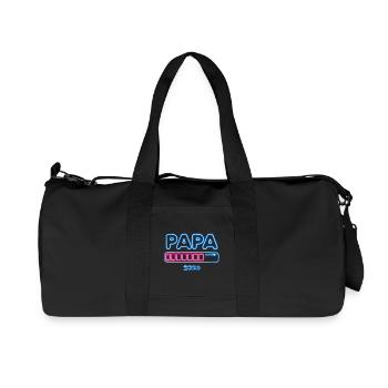 Dad-to-be 2026 Gift Baby Announcement - Recycled Canvas Sports Bag by Stanley/Stella - black - Front