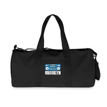 Brooklyn Sound Vibes City Beat Expression - Recycled Canvas Sports Bag by Stanley/Stella - black - Front