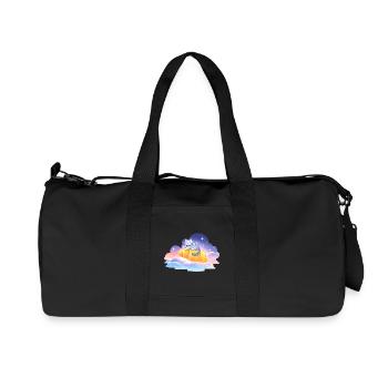 Kitten in the cloud dream - Recycled Canvas Sports Bag by Stanley/Stella - black - Front