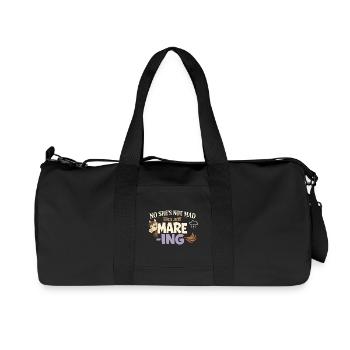 Humour d’humeur cheval Propriétaire expérimenté de chevaux - Sac de sport en toile recyclée Stanley/Stella - noir - Devant
