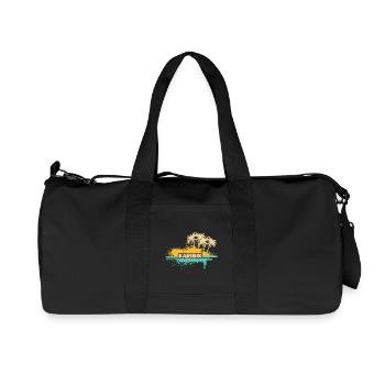Vacation Caribbean - Recycled Canvas Sports Bag by Stanley/Stella - black - Front