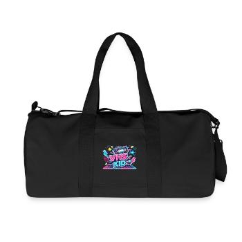 VHS KID Neon Retro - Recycled Canvas Sports Bag by Stanley/Stella - black - Front