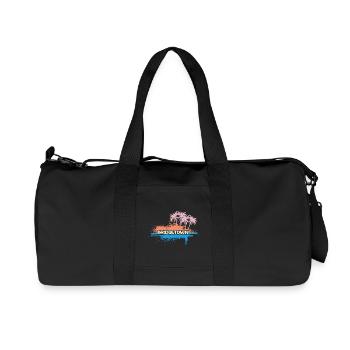 Palm trees Bridgetown - Recycled Canvas Sports Bag by Stanley/Stella - black - Front