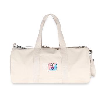 Gender Reveal Baby Shower Keeper Of The Gender - Recycled Canvas Sports Bag by Stanley/Stella - natural - Front