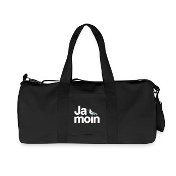Ja Moin Norddeutschland Hamburg Gamer Meme Moin - Recycelte Canvas-Sporttasche von Stanley/Stella - Schwarz - Vorne