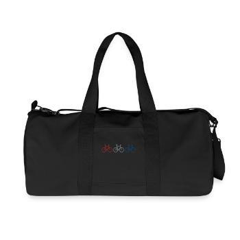 3 vélos - Sac de sport en toile recyclée Stanley/Stella - noir - Devant