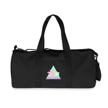 Glitter Hair Flair [Pastel] - Recycled Canvas Sports Bag by Stanley/Stella - black - Front