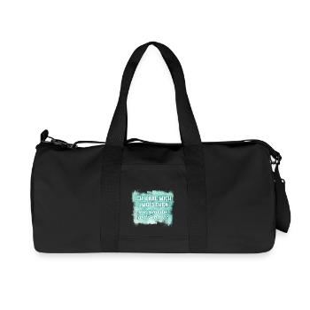 Ich Habe mich umgesehen - wir sind die geilsten - Recycelte Canvas-Sporttasche von Stanley/Stella - Schwarz - Vorne