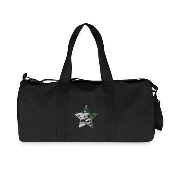 Étoile de la nature - Sac de sport en toile recyclée Stanley/Stella - noir - Devant