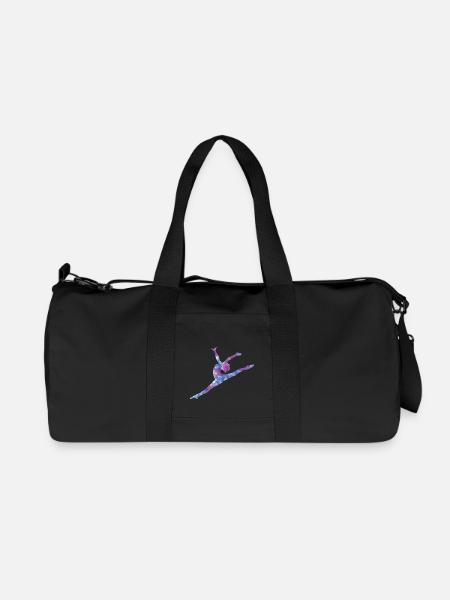 Turnen - Recycelte Canvas-Sporttasche von Stanley/Stella - Schwarz