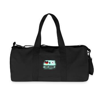 Allemagne et Corée du Sud Genial / Cadeau - Sac de sport en toile recyclée Stanley/Stella - noir - Devant