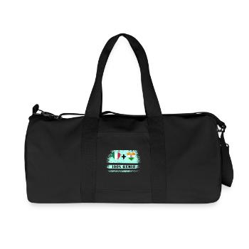 Drapeau de l’Italie et de l’Inde 100 % Genius - Sac de sport en toile recyclée Stanley/Stella - noir - Devant