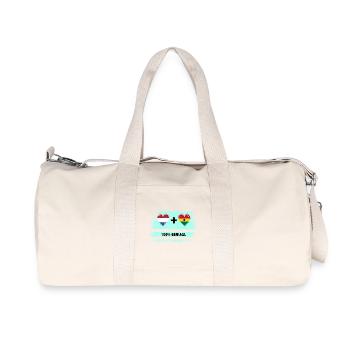 Drapeau 100% Genius du Ghana et des Pays-Bas - Sac de sport en toile recyclée Stanley/Stella - blanc naturel - Devant