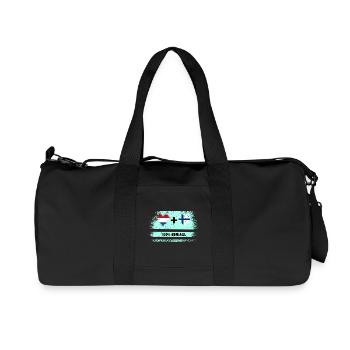 Drapeau 100% Genius de la Finlande et des Pays-Bas - Sac de sport en toile recyclée Stanley/Stella - noir - Devant