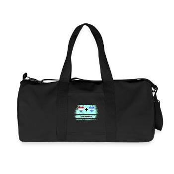 El Salvador and the Netherlands 100% Genius flag - Recycled Canvas Sports Bag by Stanley/Stella - black - Front