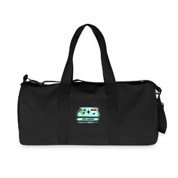 Netherlands and Sweden 100% Perfect / Gift - Recycled Canvas Sports Bag by Stanley/Stella - black - Front