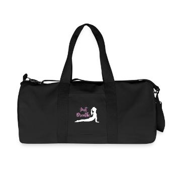 Yoga Gift Idea - Namaste - Recycled Canvas Sports Bag by Stanley/Stella - black - Front