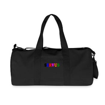 Servus - Recycelte Canvas-Sporttasche von Stanley/Stella - Schwarz - Vorne