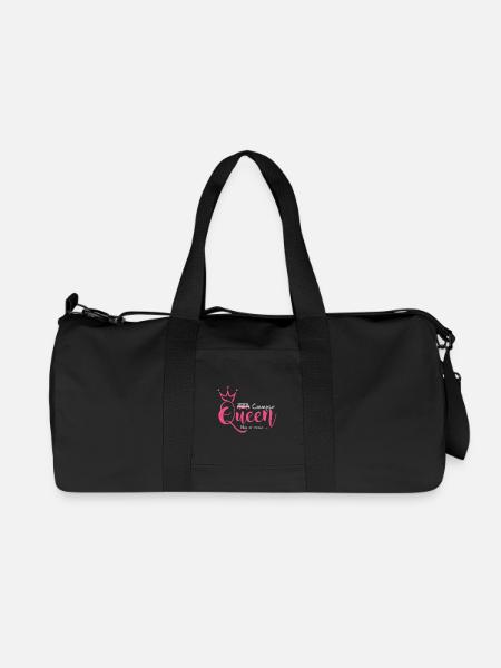 Camper Queen - Recycelte Canvas-Sporttasche von Stanley/Stella - Schwarz