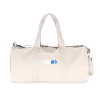 Fuck afd - Sac de sport en toile recyclée Stanley/Stella - blanc naturel - Devant