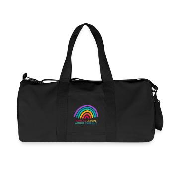 🌈 Famille unique, amour magique - Sac de sport en toile recyclée Stanley/Stella - noir - Devant