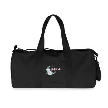 Für Delilah - Recycelte Canvas-Sporttasche von Stanley/Stella - Schwarz - Vorne