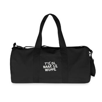 C’EST OL À LA WUPPE - Sac de sport en toile recyclée Stanley/Stella - noir - Devant