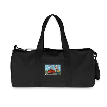 Autista_old_school - Recycled Canvas Sports Bag by Stanley/Stella - black - Front