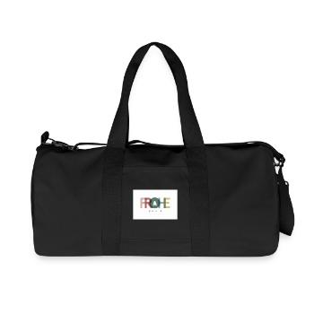 Merry Christmas – Modern Retro Design - Recycled Canvas Sports Bag by Stanley/Stella - black - Front