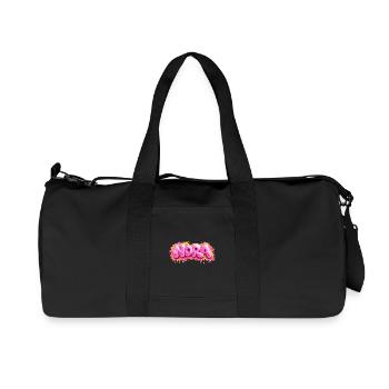NORA GRAFFITI NAME FOR PERFECT GIFT PRINTABLE on c - Sac de sport en toile recyclée Stanley/Stella - noir - Devant