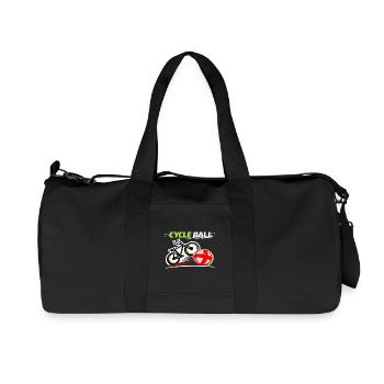 Radball, Cycleball, Hallenradsport - Recycelte Canvas-Sporttasche von Stanley/Stella - Schwarz - Vorne