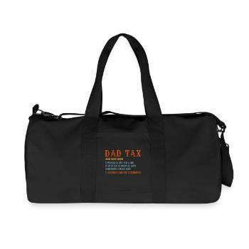 Dad Tax Definition Tee - Recycled Canvas Sports Bag by Stanley/Stella - black - Front