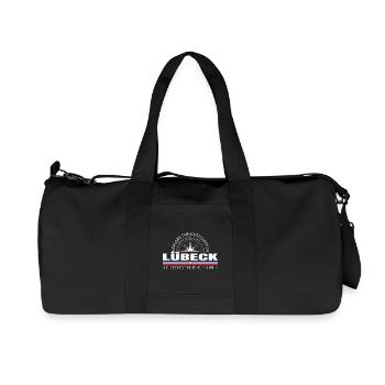 Lübeck - Sac de sport en toile recyclée Stanley/Stella - noir - Devant