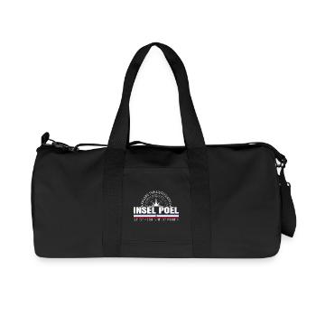 Insel Poel - Recycelte Canvas-Sporttasche von Stanley/Stella - Schwarz - Vorne