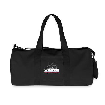 Wismar - Recycelte Canvas-Sporttasche von Stanley/Stella - Schwarz - Vorne