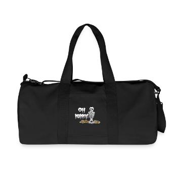 Oh Maman ! Squelette d’Halloween drôle - Sac de sport en toile recyclée Stanley/Stella - noir - Devant