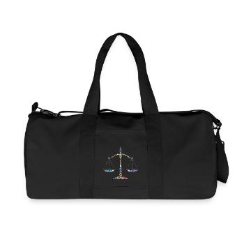 juge avocat avocat avocat juges droit justi - Sac de sport en toile recyclée Stanley/Stella - noir - Devant