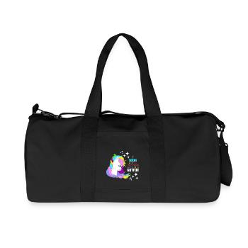 Problème de glitter de licorne - Sac de sport en toile recyclée Stanley/Stella - noir - Devant