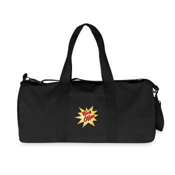 Offer / Angebot / Big Offer - Recycelte Canvas-Sporttasche von Stanley/Stella - Schwarz - Vorne