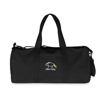Death Metal Licorne Musique - Sac de sport en toile recyclée Stanley/Stella - noir - Devant