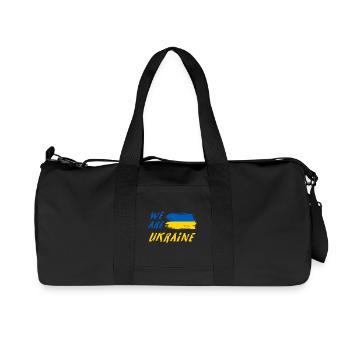 nous sommes l'Ukraine - Sac de sport en toile recyclée Stanley/Stella - noir - Devant
