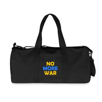 No more war - Recycled Canvas Sports Bag by Stanley/Stella - black - Front